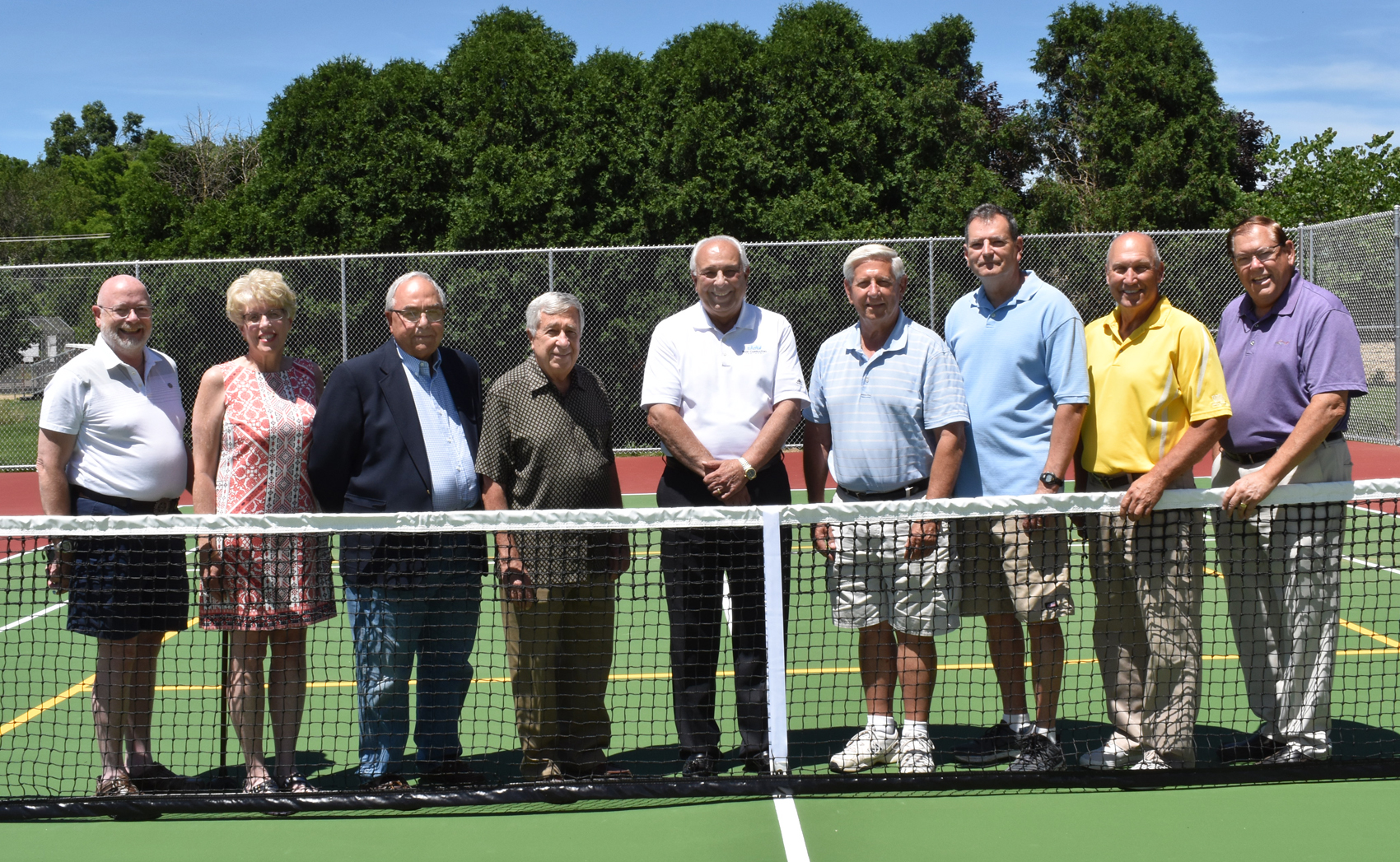 New tennis courts dedicated at Waterworth Memorial Park News, Sports